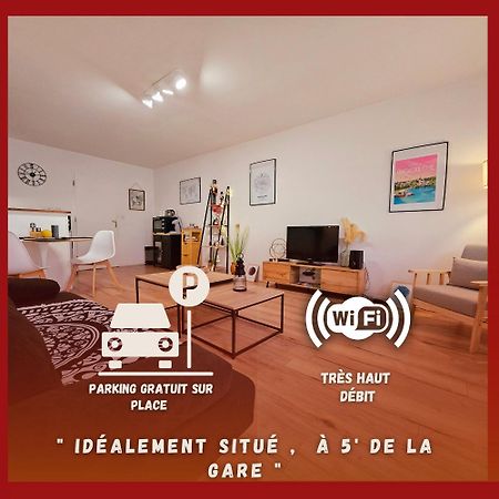 Appartement Cosy Proche Gare - Fibre Optique Et Parking Angoulême Exteriör bild