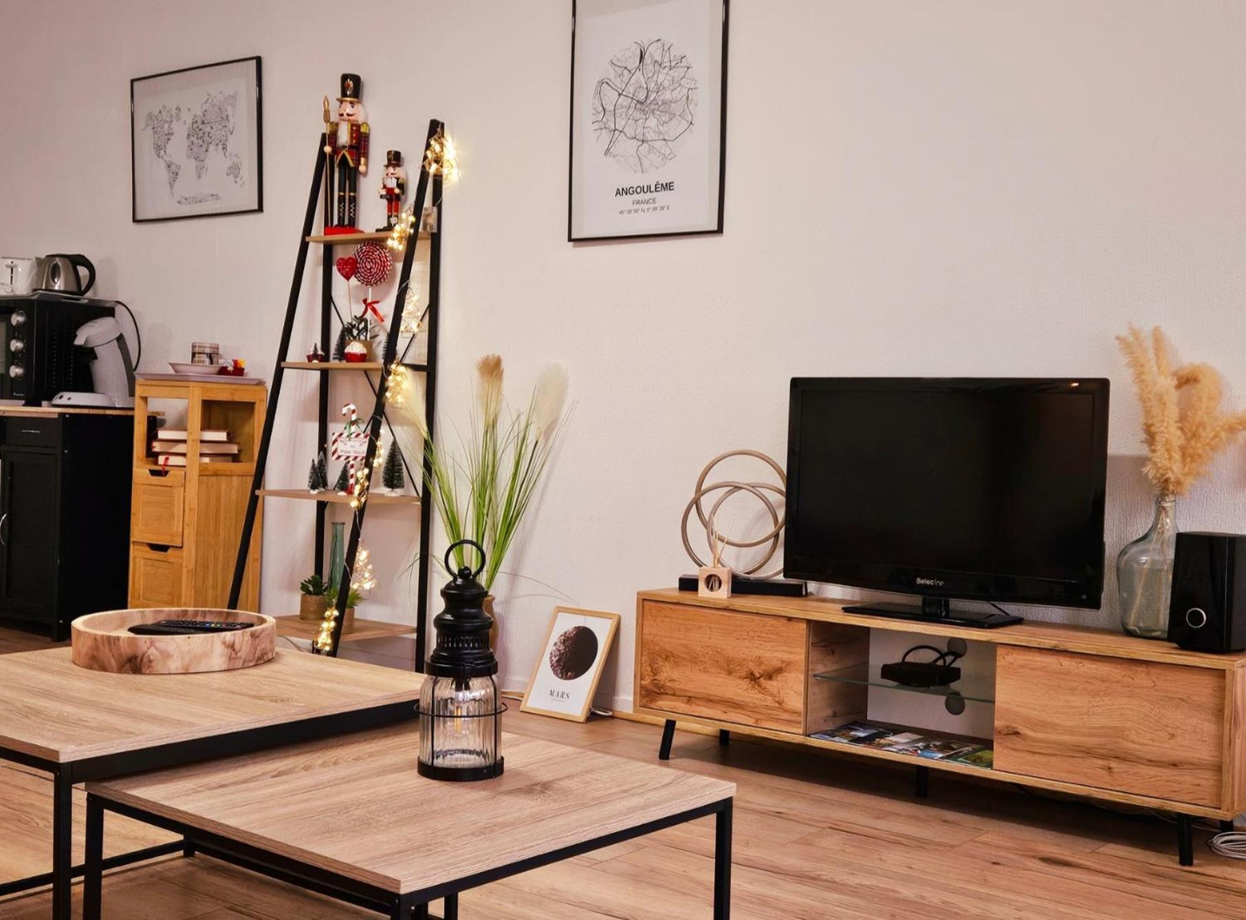 Appartement Cosy Proche Gare - Fibre Optique Et Parking Angoulême Exteriör bild